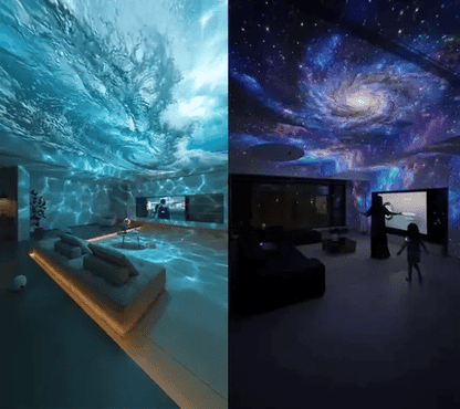 🥇PKNEW® NEXT-GEN SMART PROJECTION HD Smart Dynamic 5D Holographic Night Light Projector💎
