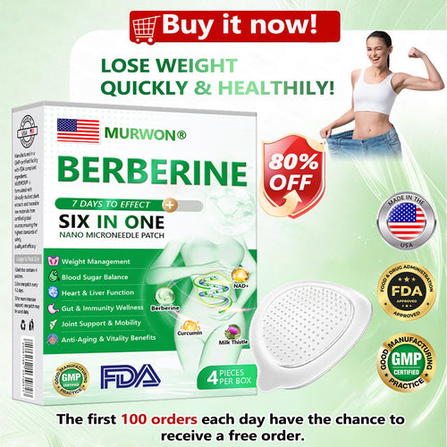 𝐎𝐟𝐟𝐢𝐜𝐢𝐚𝐥 𝐒𝐭𝐨𝐫𝐞|🥤MURWON®𝟔-𝐢𝐧-𝟏𝐍𝐀𝐃+𝐁𝐞𝐫𝐛𝐞𝐫𝐢𝐧𝐞𝐀𝐥𝐥-𝐢𝐧-𝐎𝐧𝐞 𝐁𝐨𝐝𝐲-𝐒𝐡𝐚𝐩𝐢𝐧𝐠 𝐍𝐚𝐧𝐨 𝐌𝐢𝐜𝐫𝐨𝐧𝐞𝐞𝐝𝐥𝐞 𝐏𝐚𝐭𝐜𝐡(𝐔𝐬𝐞 𝐨𝐧𝐜𝐞 𝐞𝐯𝐞𝐫𝐲 𝐭𝐰𝐨 𝐝𝐚𝐲𝐬, 𝐯𝐢𝐬𝐢𝐛𝐥𝐞 𝐜𝐡𝐚𝐧𝐠𝐞𝐬 𝐢𝐧 𝟕 𝐝𝐚𝐲𝐬)𝐒𝐮𝐢𝐭𝐚𝐛𝐥𝐞 𝐟𝐨𝐫:𝐎𝐛𝐞𝐬𝐢𝐭𝐲/𝐂𝐚𝐫𝐝𝐢𝐨𝐯𝐚𝐬𝐜𝐮𝐥𝐚𝐫 𝐡𝐞𝐚𝐥𝐭𝐡/𝐃𝐢𝐚𝐛𝐞𝐭𝐞𝐬/𝐒𝐥𝐞𝐞𝐩 𝐚𝐩𝐧𝐞𝐚/𝐆𝐮𝐭 𝐡𝐞𝐚𝐥𝐭𝐡/𝐉𝐨𝐢𝐧𝐭 𝐢𝐬𝐬𝐮𝐞𝐬/𝐀𝐧𝐝 𝐦𝐨𝐫𝐞 𝐡𝐞𝐚𝐥𝐭𝐡 𝐧𝐞𝐞𝐝𝐬🥤