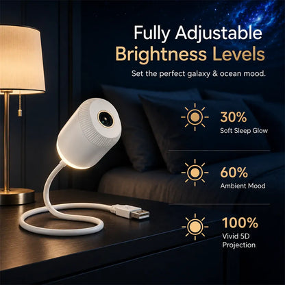 🥇PKNEW® NEXT-GEN SMART PROJECTION HD Smart Dynamic 5D Holographic Night Light Projector💎